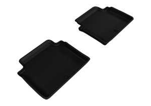 Hyundai Genesis Floor Mats - Rear - 3D MAXpider - Kagu Series - Black - `15-`20